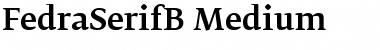 Download FedraSerifB Regular Font Title Preview