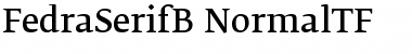 Download FedraSerifB Regular Font Title Preview