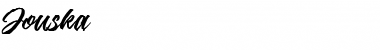 Download Jouska Regular Font Title Preview