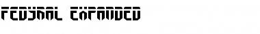 Download Fedyral Expanded Expanded Font Title Preview