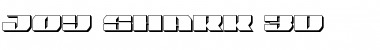Download Joy Shark 3D Regular Font Title Preview