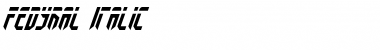 Download Fedyral Italic Italic Font Title Preview
