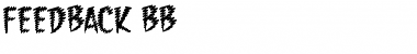 Download Feedback BB Regular Font Title Preview