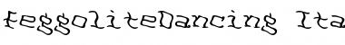 Download FeggoliteDancing Italic Font Title Preview