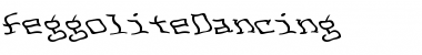 Download FeggoliteDancing Regular Font Title Preview