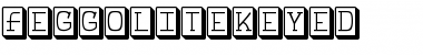 Download FeggoliteKeyed Regular Font Title Preview