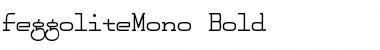 Download FeggoliteMono Bold Font Title Preview