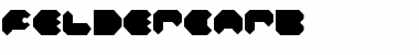 Download Feldercarb Regular Font Title Preview