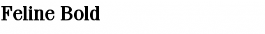 Download Feline Bold Font Title Preview