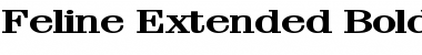 Download Feline Extended Bold Font Title Preview