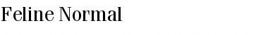Download Feline Normal Font Title Preview