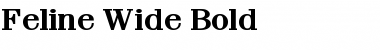 Download Feline Wide Bold Font Title Preview