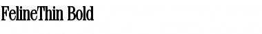 Download FelineThin Bold Font Title Preview