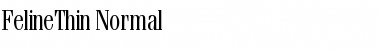 Download FelineThin Normal Font Title Preview