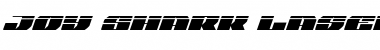 Download Joy Shark Laser Italic Italic Font Title Preview
