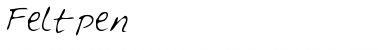 Download Feltpen Regular Font Title Preview