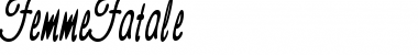 Download FemmeFatale Regular Font Title Preview