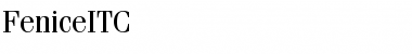 Download FeniceITC Medium Font Title Preview