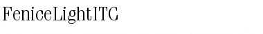Download FeniceLightITC Medium Font Title Preview