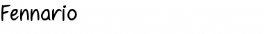Download Fennario Regular Font Title Preview