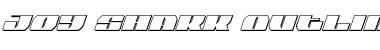 Download Joy Shark Outline Semi-ConItal Outline Semi-Condensed Italic Font Title Preview