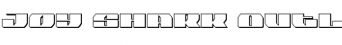 Download Joy Shark Outline Outline Font Title Preview