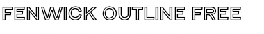 Download Fenwick Outline Free Regular Font Title Preview