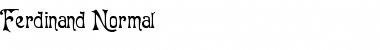Download Ferdinand Normal Font Title Preview