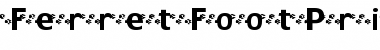 Download FerretFootPrints Regular Font Title Preview
