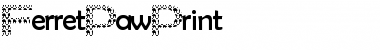 Download FerretPawPrint Regular Font Title Preview