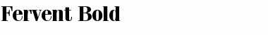 Download Fervent Bold Font Title Preview