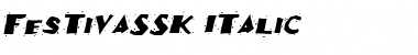 Download FestivaSSK Italic Font Title Preview