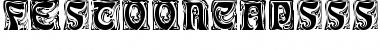 Download FestoonCapsSSK Regular Font Title Preview