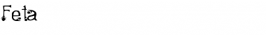 Download Feta Regular Font Title Preview