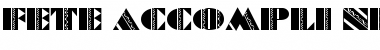 Download Fete Accompli NF Regular Font Title Preview