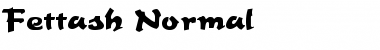 Download Fettash Normal Font Title Preview