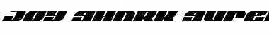 Download Joy Shark Super-Italic Italic Font Title Preview