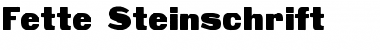 Download Fette Steinschrift Regular Font Title Preview