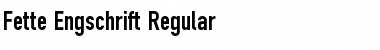 Download Fette-Engschrift Regular Font Title Preview