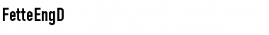 Download FetteEngD Regular Font Title Preview