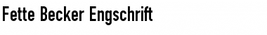 Download Fette Becker Engschrift Regular Font Title Preview