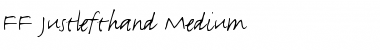Download FF Justlefthand Medium Font Title Preview