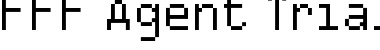 Download FFF Agent  Trial Regular Font Title Preview