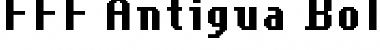 Download FFF Antigua Bold Extended Regular Font Title Preview