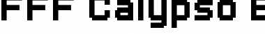 Download FFF Calypso Extended Regular Font Title Preview