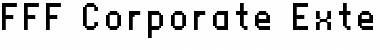 Download FFF Corporate Regular Font Title Preview