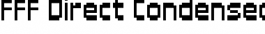 Download FFF Direct Condensed Regular Font Title Preview