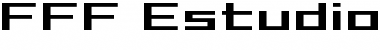 Download FFF Estudio Bold Extended Regular Font Title Preview