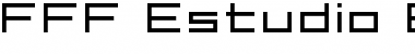Download FFF Estudio Extended Regular Font Title Preview