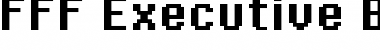 Download FFF Executive Bold Extended Regular Font Title Preview